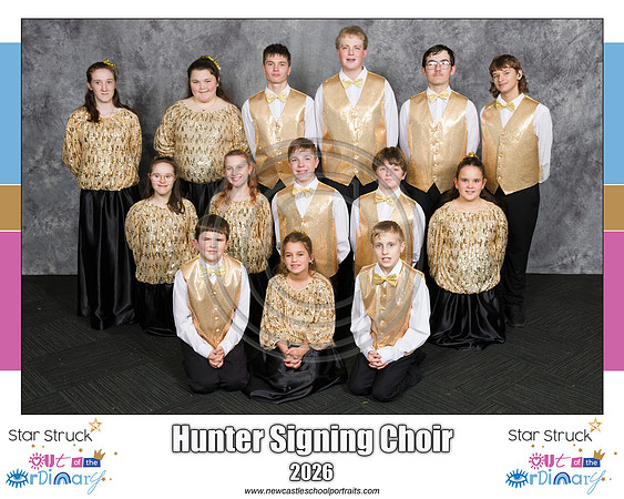 Hunter Signing Choir