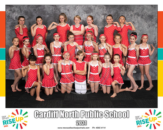 Cardiff North PS Red White Polka Dots