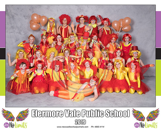 Elermore Vale P - Red & Orange
