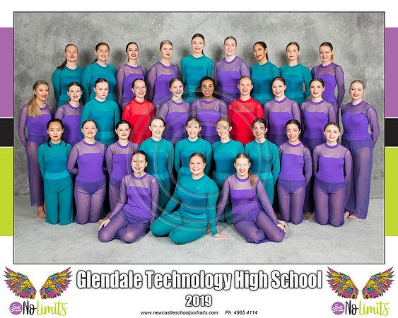 Glendale H - Teal Purple Red