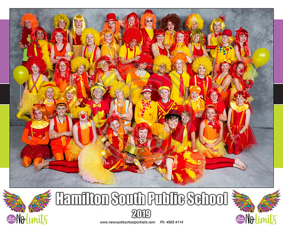Hamilton Sth P - Orange & Red
