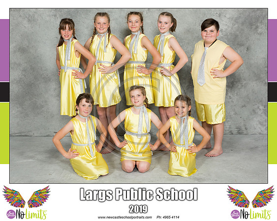 Largs P - Yellow Dress Sequin Ties