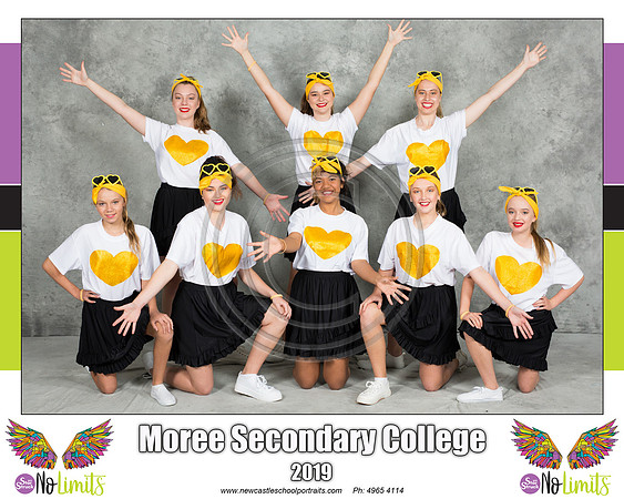 Moree Secondary - Yellow Hearts No Glasses