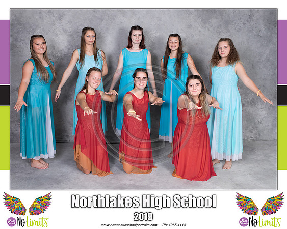 Northlakes H - Blue & Orange Dresses